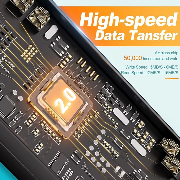 Kepmem 16GB USB Flash Thumb Drives 5 Pack Portable USB 2.0 Memory Sticks - Picture 5 of 7